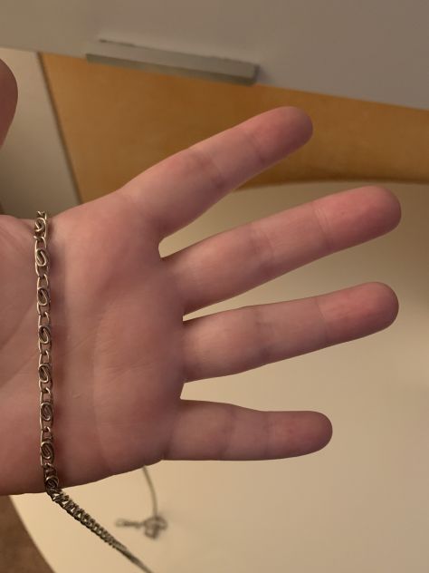 UNA CATENELLA IN METALLO/TRACOLLA PER BORSE POCHETTE DA SERA DA DONNA SOTTILE E - Foto 9