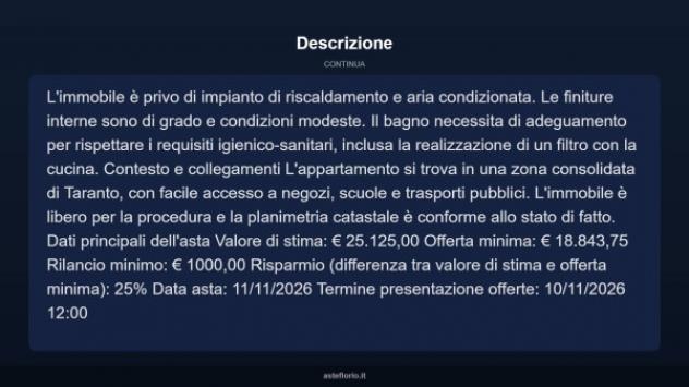 Immobile in asta di 80 m² in vendita a Taranto - Foto 5