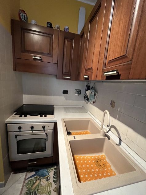 Cucina ad angolo 125x190cm Lube Creo Kitchens ante in Noce modello Oprah - Foto 8