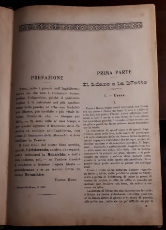 L'UOMO CHE RIDE, VICTOR HUGO, Casa Editrice NERBINI – Firenze 1913. - Foto 5