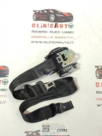 CINTURA DI SICUREZZA ANTERIORE SINISTRA AUDI A3 Sportback (8PA) 8P4857705FV04 604182900 CFG (0815)