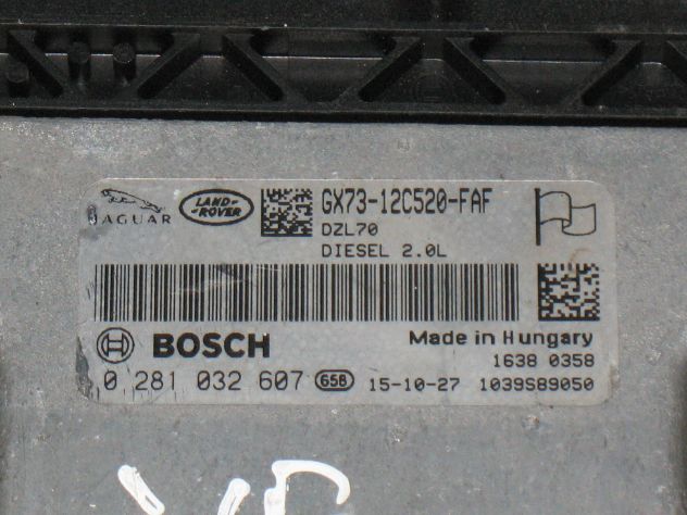 0281032607 ECU RANGE ROVER EVOQUE 0281032607 GX73-12C520-FAF GX7312C520FAF - Foto 2