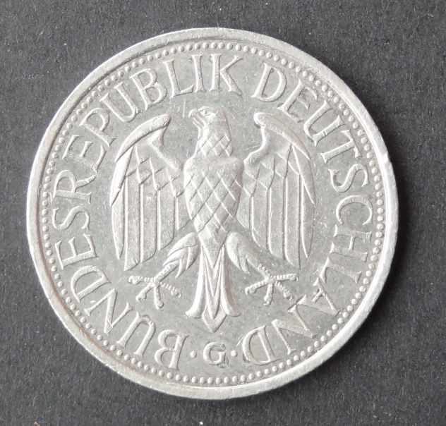 Germania RF 1969-71-89 monete 1 Mark - Foto 6