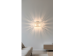 Lampada moderna con cristalli pendenti