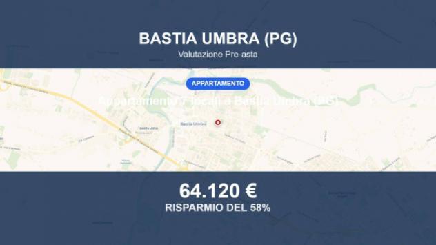 Immobile in asta di 133 m², box auto in vendita a Bastia Umbra