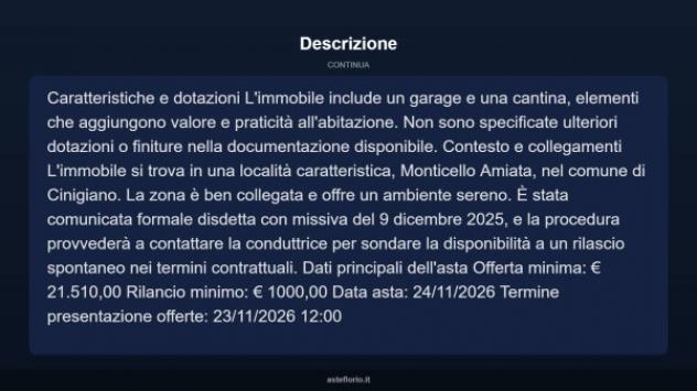 Immobile in asta di 78 m², box auto in vendita a Cinigiano - Foto 10