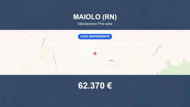 Immobile in asta di 192 m² con più di 5 locali e box auto doppio in vendita a Maiolo