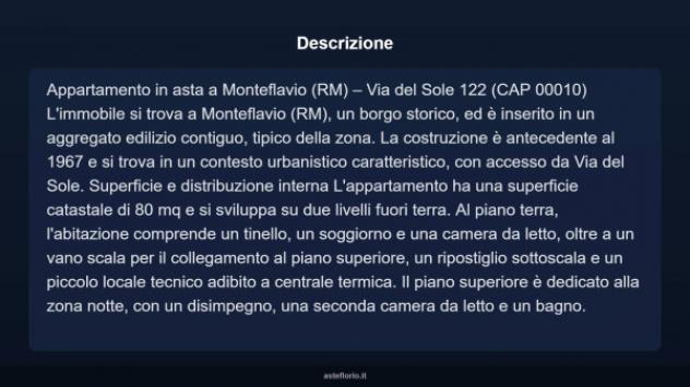 Immobile in asta di 80 m² in vendita a Monteflavio - Foto 4