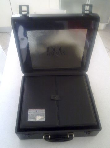 Valigetta Armani Originale 24 ore porta profumi in pelle misure 40 x 36 x 13 cm. - Foto 3