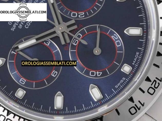 Rolex Replica DAYTONA 116509 QUADRANTE BLU BEST EDITION 1:1 SU BRACCIALE SS SA4130 - Foto 11