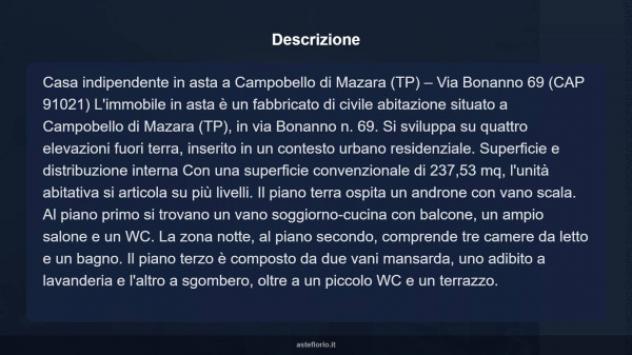 Immobile in asta di 237 m² in vendita a Campobello di Mazara - Foto 17
