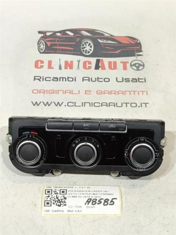 CENTRALINA CLIMA VOLKSWAGEN Caddy 4° Serie 7N0907426DA 5HB011292 CAY (10)