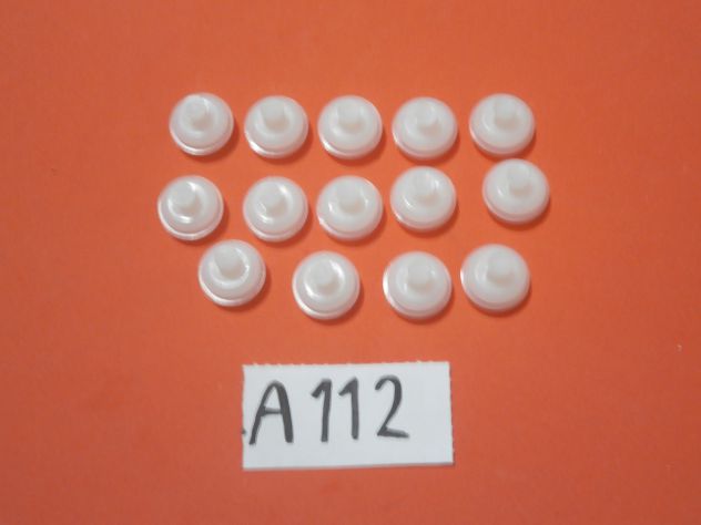 Mollette clip di fissaggio modanature profili sottoporta Autobianchi a112 abarth - Foto 2