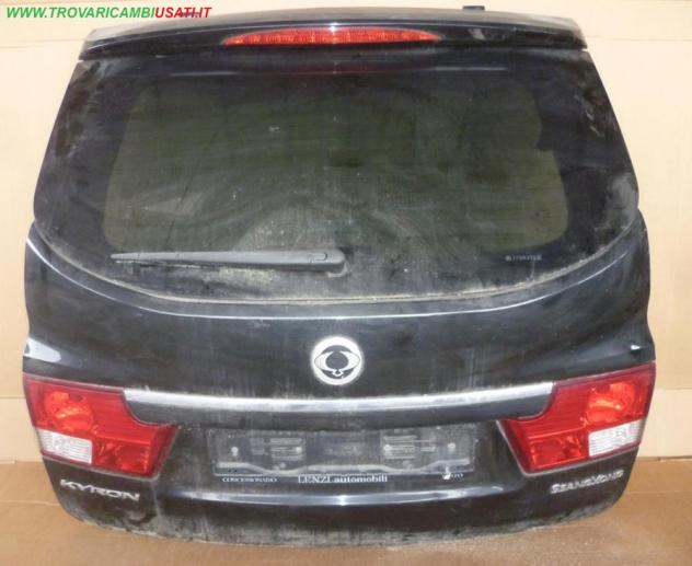 PORTELLO POST. NERO MET. C/MOT. VETRO SCURO  Carrozzeria  Lamierati esterni  Portello  Portello post. SSANGYONG - KYRON - 01-10-2007 - 01-06-2011