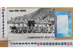 Foto cartolina (postcard) Hurrà Juventus campionato 1973/74