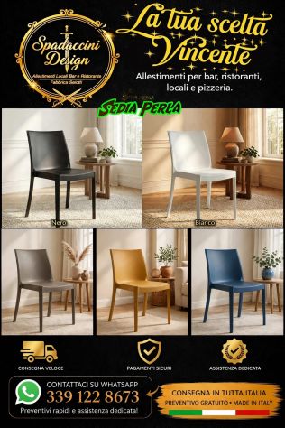 Sedie Impilabili da interno ed Esterno - Foto 3