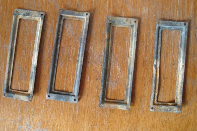 4+2 IN OMAGGIO VECCHIE COPRI BOCCHETTE IN FERRO STILE LIBERTY PER MOBILI VARI - - Foto 5