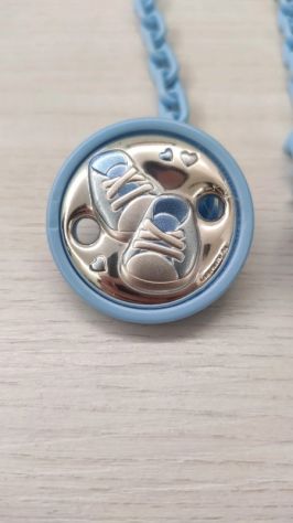 Catenelle portaciuccio in argento laminato bimbo - Foto 2