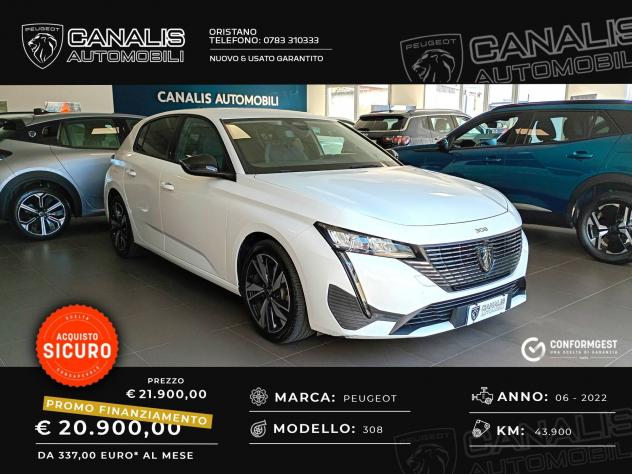 Peugeot 308 BlueHDi 130 S&S EAT8 Allure - 2022 - AZIENDALE