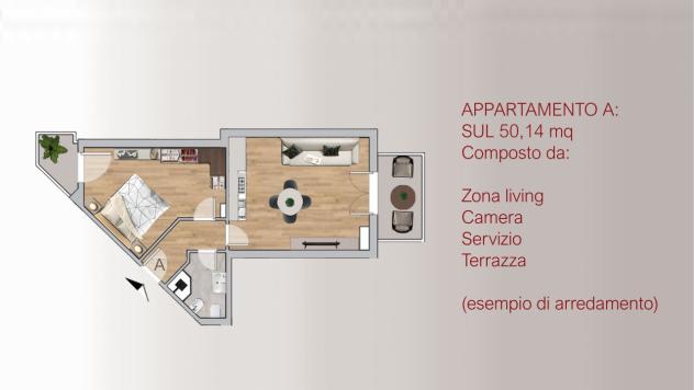 APPARTAMENTO di 2 vani e di 50 mq (FIRENZE - firenze) rif. 1/2002