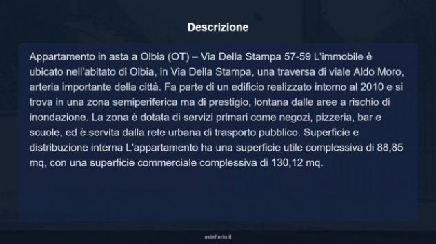 Immobile in asta di 121 m² in vendita a Olbia - Foto 8