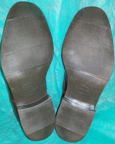 Scarpe uomo Linea Devit marroni, usate. Misura 42 e suola in gomma. - Foto 5