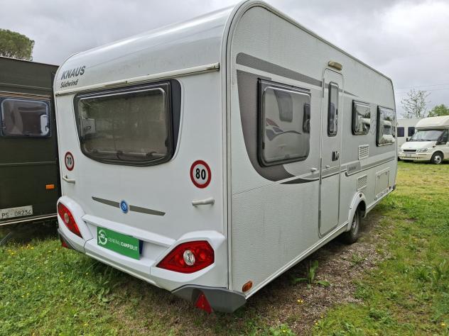 CARAVAN ROULOTTE KNAUS 4 POSTI LETTO DINETTE FERRO DI CAVALLO LETTI GEMELLI CAMPEGGIO CAMPER GENERALI USATI 1594 - Foto 3