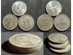 Lire 500 CARAVELLE argento 1965 - 1966, 3 MONETE.