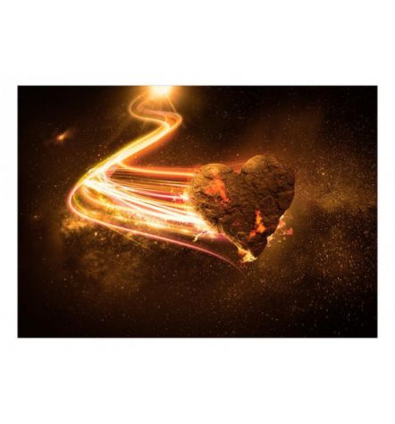 Fotomurale Adesivo Col Cuore In Fiamme Arredalacasa - Foto 2