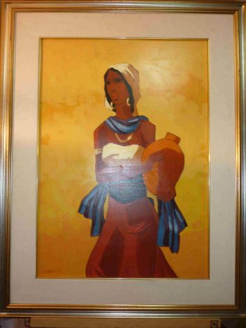 Opera d' autore " Donna Africana "
