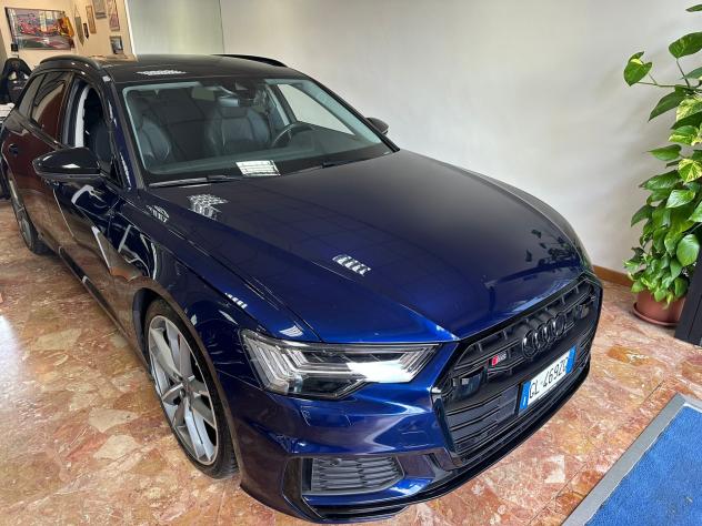 AUDI S6 3.0 TDI SW S-LINE BLU NOTTE MET PELLE E ALCANTARA NERA C.L.21" FARI MATRIX TAGLIANDI AUDI FATTURABILE IVA ESPOSTA - Foto 2