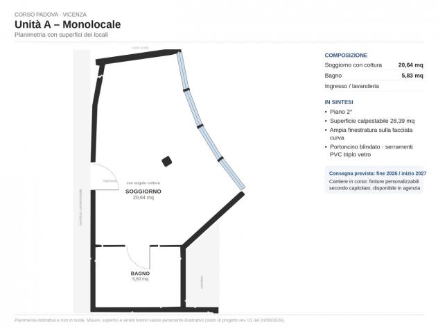Monolocale in vendita a Vicenza - Foto 5