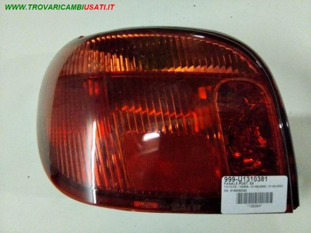 FANALE POST. SX 999-U1310381 Parti elettriche Fanaleria Fanali Fanale post. sx. TOYOTA - YARIS - 01-03-2003 - 01-12-2005, TOYOTA - YARIS -