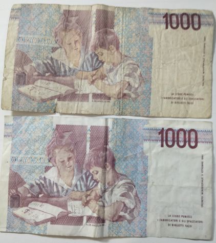 banconota 1000 lire - Foto 2