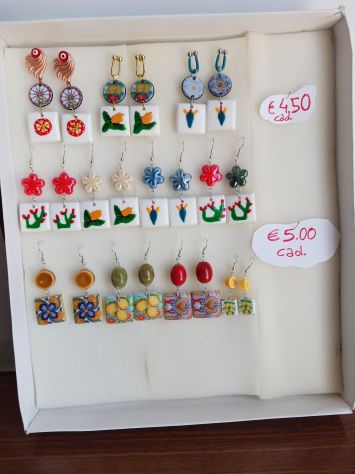 ORECCHINI ARTIGIANALI DI VARIO MATERIALE - Foto 5