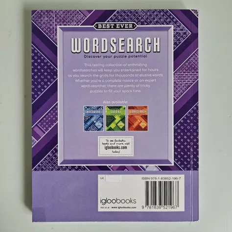 Wordsearch - Best Ever - Discover Your Puzzle Potential - Igloo Books - 2021 - Foto 4