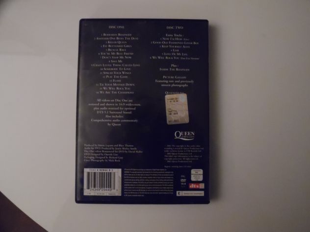 1 COFANETTO DA 2 DVD FILMATI AUDIO E VIDEO DEL GRUPPO MUSICALE:QUEEN"GREATEST VI - Foto 8