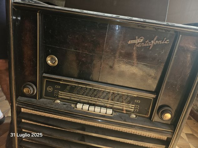 Fono superpentafonic modello 8577 del 1956, radio e giradischi - Foto 3