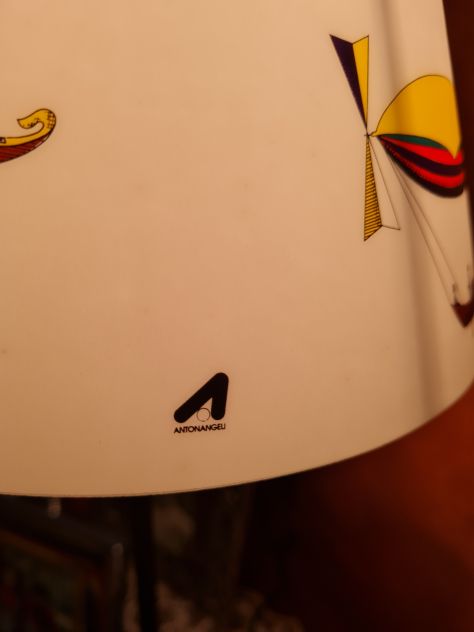 Piero Fornasetti per Antonangeli lampada da tavolo vintage  mongolfiere , con la - Foto 4