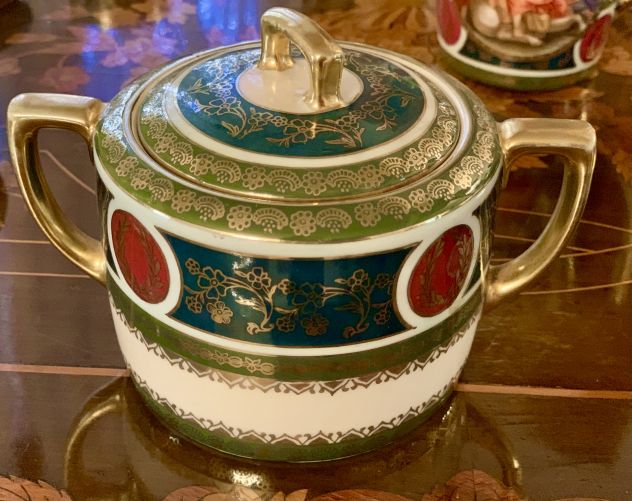 SERVIZIO CAFFE' DA ESPOSIZIONE IN PORCELLANA CECOSLOVACCA - Foto 4
