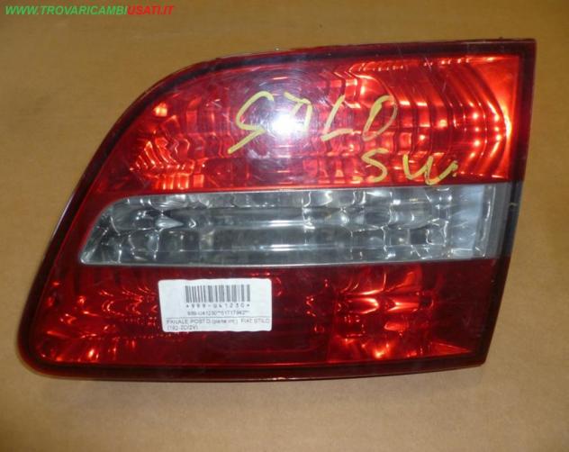 FANALE POST.D.(parte int.) FIAT STILO (192-2C/2V) Parti elettriche Fanaleria Fanali Fanale int. post. d FIAT - STILO - 01-10-2001 - 01-06-2009