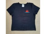T-shirt da donna taglia M colore nero marca Fruit of the loom