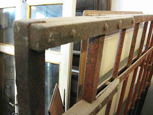 Cancello antico di cella di prigione fatto a mano - Foto 2