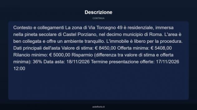 Immobile in asta di 13 m² in vendita a Roma - Foto 8