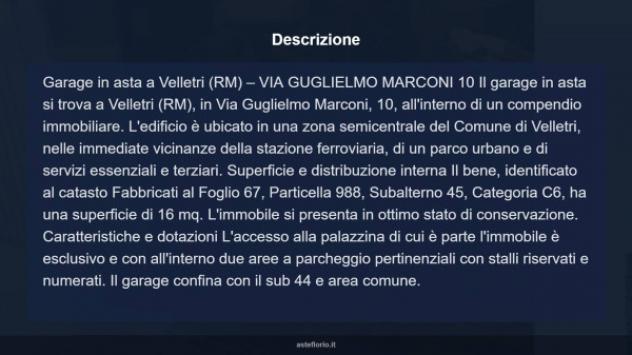 Immobile in asta di 16 m² in vendita a Velletri - Foto 5