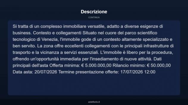 Immobile in asta di 20000 m² in vendita a Venezia - Foto 3