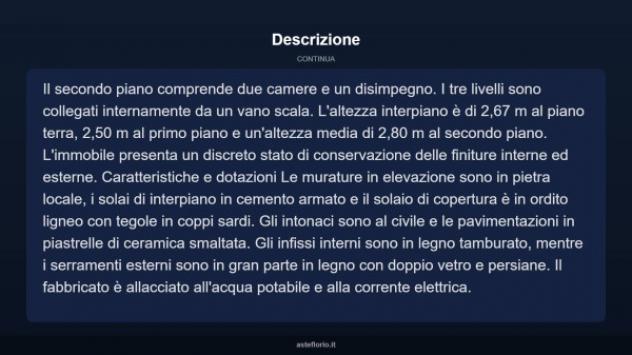 Immobile in asta di 136 m² con più di 5 locali in vendita a Ortueri - Foto 18