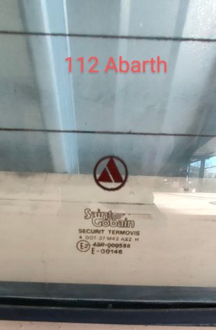 Lunotto Autobianchi A112 Abarth+guarnizione - Foto 2