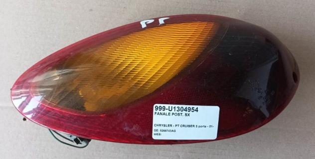 FANALE POST. SX 999-U1304954 Parti elettriche  Fanaleria  Fanali  Fanale post. sx. CHRYSLER - PT CRUISER 5 porte - 01-07-2000 - 01-01-2010