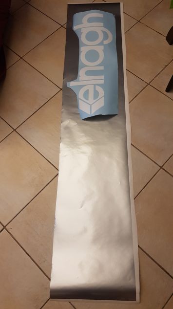 adesivo camper elnagh posteriore verticale gigante come foto grigio silver come